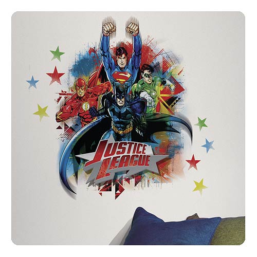 Justice League Peel and Stick Giant Wall Decals